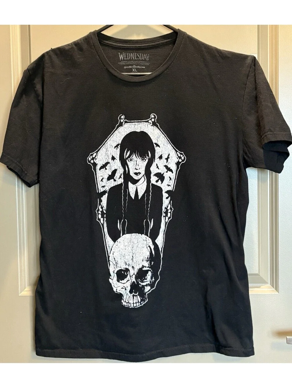 Men’s Wednesday Addams T-shirt, XL